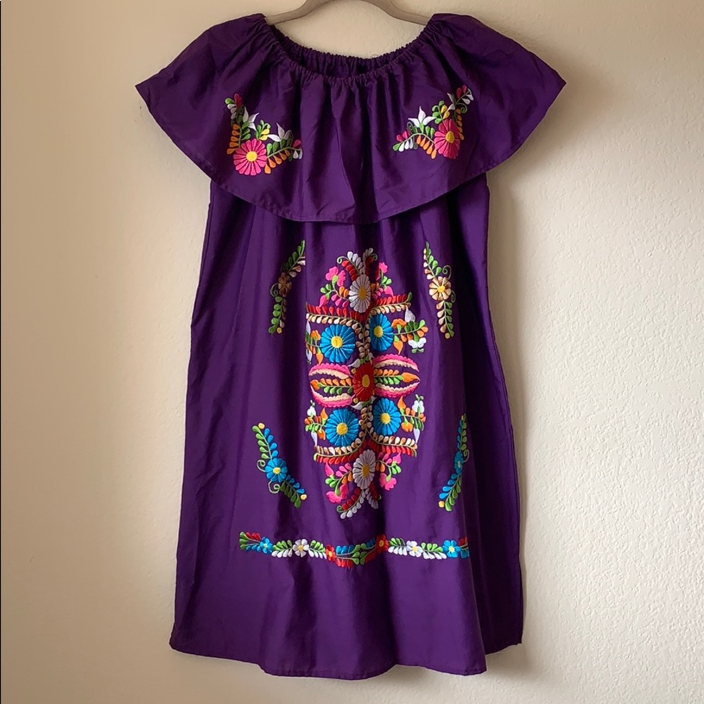Mexico handmade dress. Never worn. Size M(L)